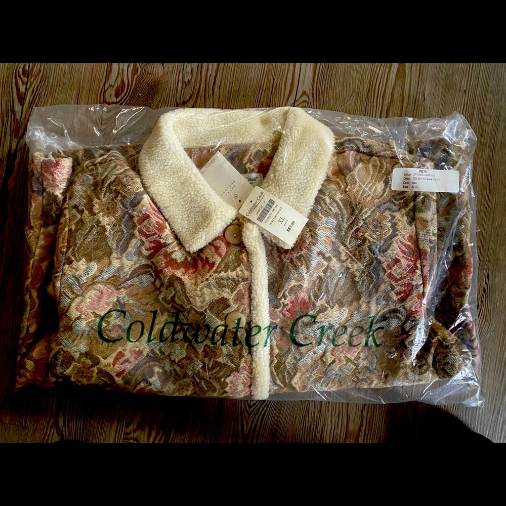 Cold Water Creek Tapestry Jacket